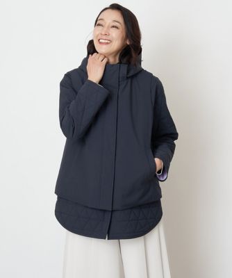 ＜GEORGES RECH　(Women)＞マルチＷＡＹリバーシブルキルティングコート