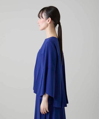 立体プリーツシルエットブラウス／洗える | HIROKO KOSHINO (Women