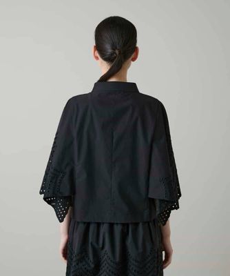 アイレット刺繍デザインブラウス | HIROKO KOSHINO (Women
