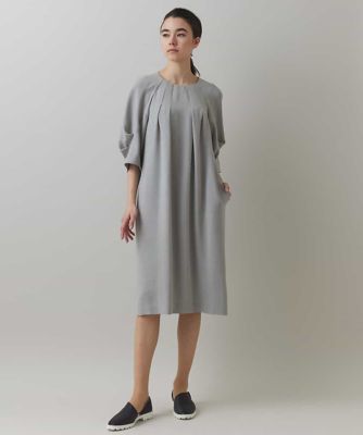 日本製】タックボリュームデザインワンピース | HIROKO KOSHINO (Women 