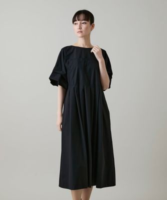 【新品♡タグ付き】ACROSS 立体プリーツワンピース　M〜L タックアクセントプリーツワンピース／日本製／洗える | HIROKO