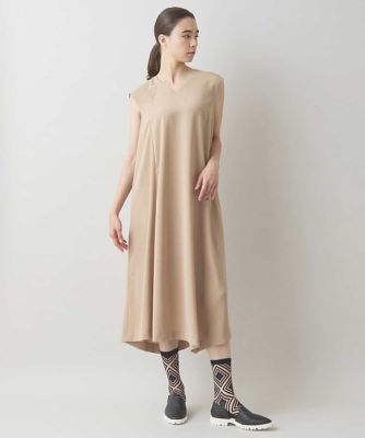 ヒロココシノ／ベージュ 半袖 ワンピース HIROKO KOSHINO（ヒロココシノ）のワンピース｜おすすめから探す