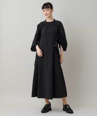 ＜HIROKO KOSHINO (Women)＞ストレッチギャザーワンピース／日本製
