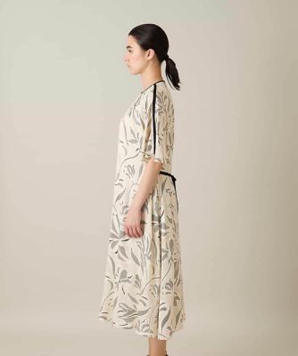 ラインフラワーワンピース ／日本製／洗える | HIROKO KOSHINO (Women