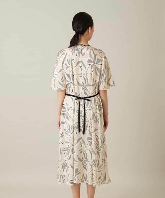 ラインフラワーワンピース ／日本製／洗える | HIROKO KOSHINO (Women