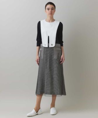＜HIROKO KOSHINO (Women)＞【日本製】２ＷＡＹコンビネーションデザインワンピース