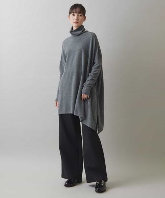 HIROKO KOSHINO / ヒロココシノ アシンメトリーデザインニットプルオーバー /日本製 アシンメトリーデザインニットプルオーバー ／日本製 | HIROKO