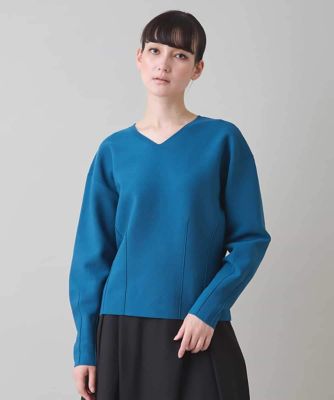 ヒロアラン ダーツアクセントニットプルオーバー ／洗える | HIROKO KOSHINO