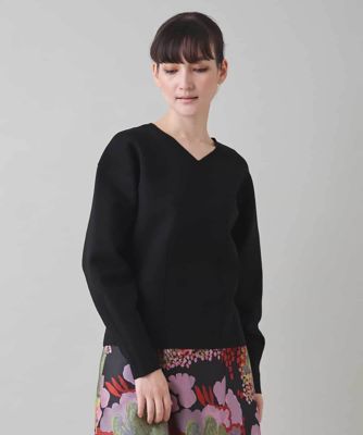 【美品】11号　HIROKO KOSHINO ニット　セットアップ　七〜八分袖 ダーツアクセントニットプルオーバー ／洗える | HIROKO KOSHINO