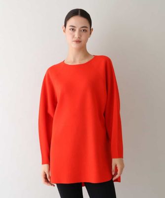 HIROKO KOSHINO / ヒロココシノ 立体カットミラノリブウールニット ミラノリブウールニットプルオーバー | HIROKO KOSHINO (Women