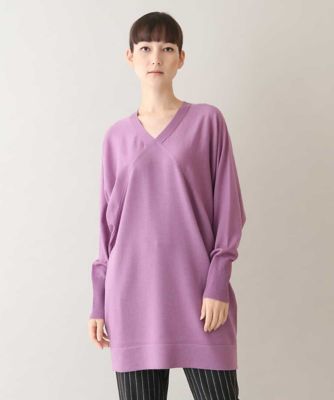 HIROKO KOSHINO (Women)/ヒロココシノ 【日本製】ドルマンスリーブニットプルオーバー