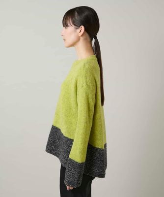 バイカラーブークレヤーンニット／日本製 | HIROKO KOSHINO (Women