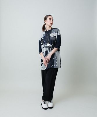 HIROKO KOSHINO / ヒロココシノ アートジャカードニットプルオーバー /日本製 アートジャカードニットプルオーバー ／日本製 | HIROKO KOSHINO