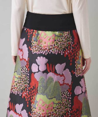 HIROKO KOSHINO ヒロココシノ☆花柄フレアースカート☆未使用品☆ チェック柄フレアスカート／日本製／洗える | HIROKO KOSHINO