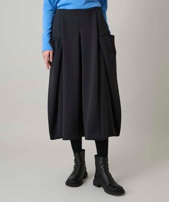 ＜HIROKO KOSHINO (Women)＞立体フレアダンボールスカート　／日本製