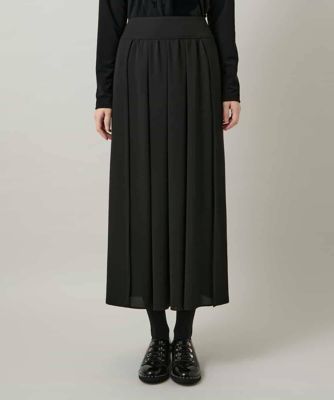 異素材コントラストスカート／日本製／洗える | HIROKO KOSHINO (Women
