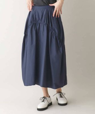 HIROKO KOSHINO (Women)/ヒロココシノ ドロストカーブラインスカート