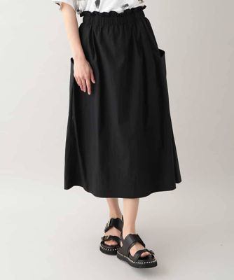 ＜HIROKO KOSHINO (Women)＞ラップライクデザインスカート　／日本製／洗える