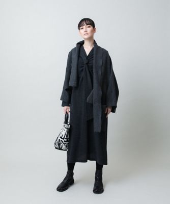 ストールカラーデザインショートコート ／日本製 | HIROKO KOSHINO