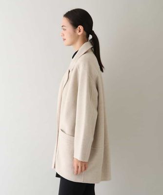 ダブルフェイスウールジャケットコート | HIROKO KOSHINO (Women 