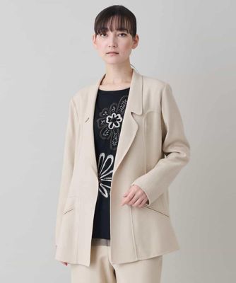 ＜HIROKO KOSHINO (Women)＞アートフルスイッチデザインジャケット