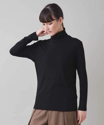 HIROKO KOSHINO (Women)/ヒロココシノ ハイネックインナープルオーバー/日本製/洗える 94ブラック トップス【三越伊勢丹/公式】