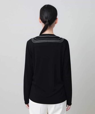 HIROKO KOSHINO / ヒロココシノ ステッチラインデザインプルオーバー /日本製/洗える ステッチラインデザインプルオーバー ／日本製／洗える | HIROKO