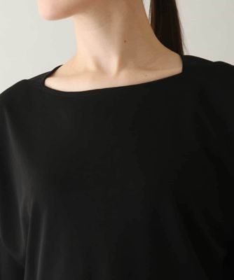 異素材ジョイントドライポンチプルオーバー ／日本製／洗える