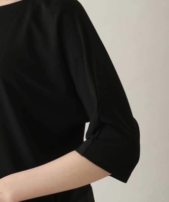 異素材ジョイントドライポンチプルオーバー　／日本製／洗える