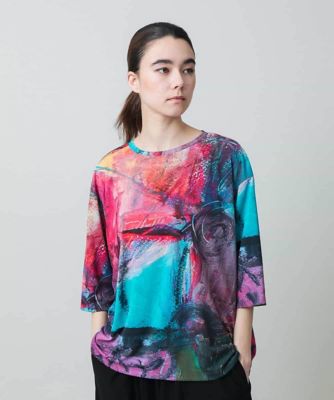 スムースジャージーアートＴシャツ／日本製／洗える