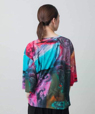 スムースジャージーアートＴシャツ／日本製／洗える