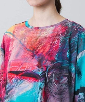 スムースジャージーアートＴシャツ／日本製／洗える