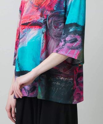 スムースジャージーアートＴシャツ／日本製／洗える