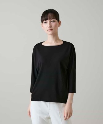 フラワーモチーフカットソー／日本製／洗える | HIROKO KOSHINO (Women