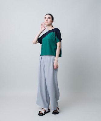 HIROKO KOSHINO / ヒロココシノ ツートンスムースTシャツ/日本製/洗える ツートンスムースTシャツ／日本製／洗える | HIROKO KOSHINO