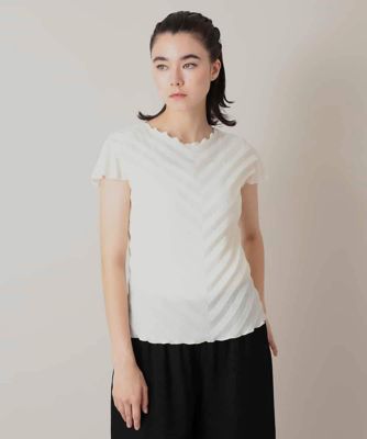 HIROKO KOSHINO ❤️新品タグ付き❤️ 立体プリーツデザインジレ 変形プリーツカットソー／洗える | HIROKO KOSHINO (Women