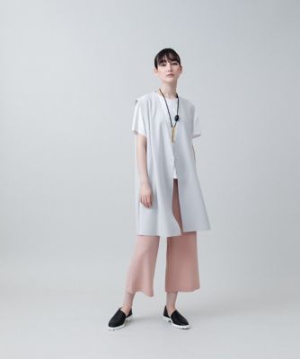 立体切り替えデザインカットソー／日本製／洗える