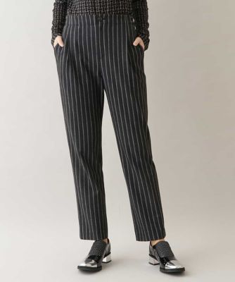 ＜HIROKO KOSHINO (Women)＞【日本製】チョークストライプストレッチパンツ