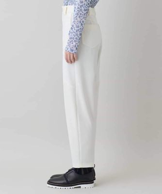 立体テーパードジャージーパンツ ／日本製／洗える | HIROKO KOSHINO