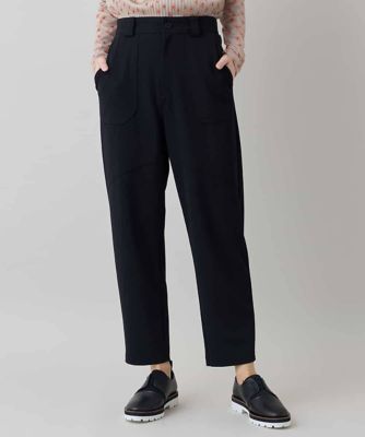 立体テーパードジャージーパンツ ／日本製／洗える | HIROKO KOSHINO