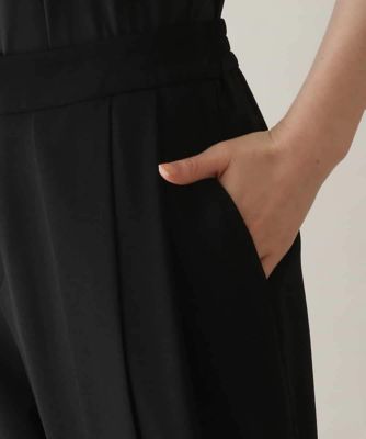 立体タックテーパードパンツ　／日本製