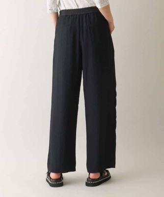 シフォンテーパードパンツ　／日本製