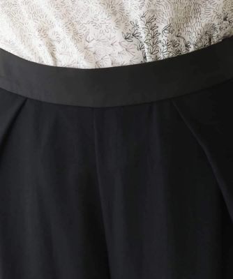 シフォンテーパードパンツ　／日本製