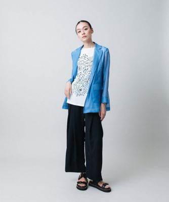 シフォンテーパードパンツ　／日本製