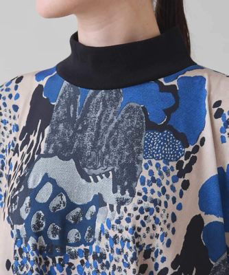 アートプリントジャージーワンピース／日本製／洗える | HIROKO