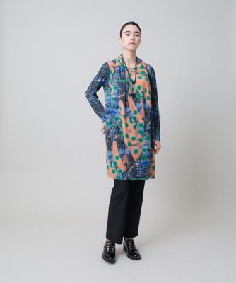 アートモチーフ立体タックチュニック　／日本製／洗える