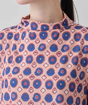ドットスクエアAラインデザインチュニック ／日本製／洗える | HIROKO