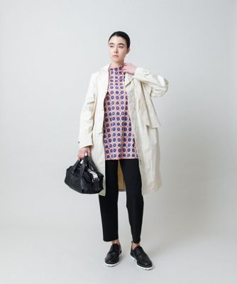 ドットスクエアAラインデザインチュニック ／日本製／洗える | HIROKO