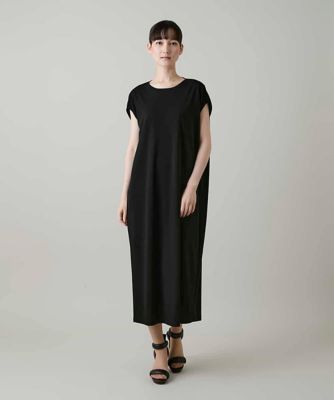 HIROKO KOSHINO (Women)/ヒロココシノ キャップスリーブデザインワンピース／日本製／洗える