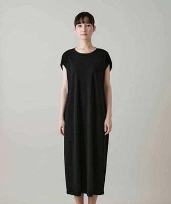 キャップスリーブデザインワンピース／日本製／洗える | HIROKO
